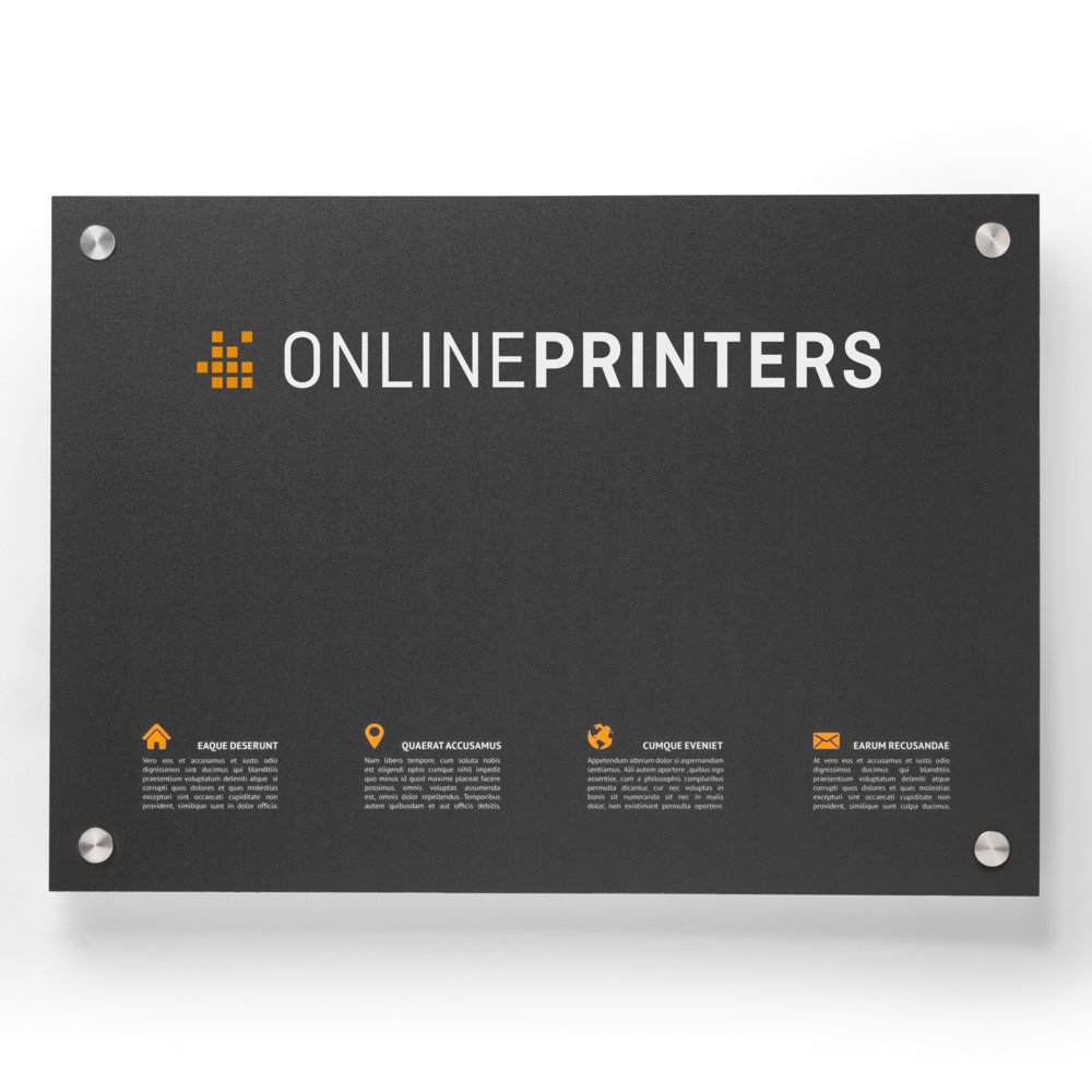 A0 PLEXIGLAS Signs Printing Onlineprinters