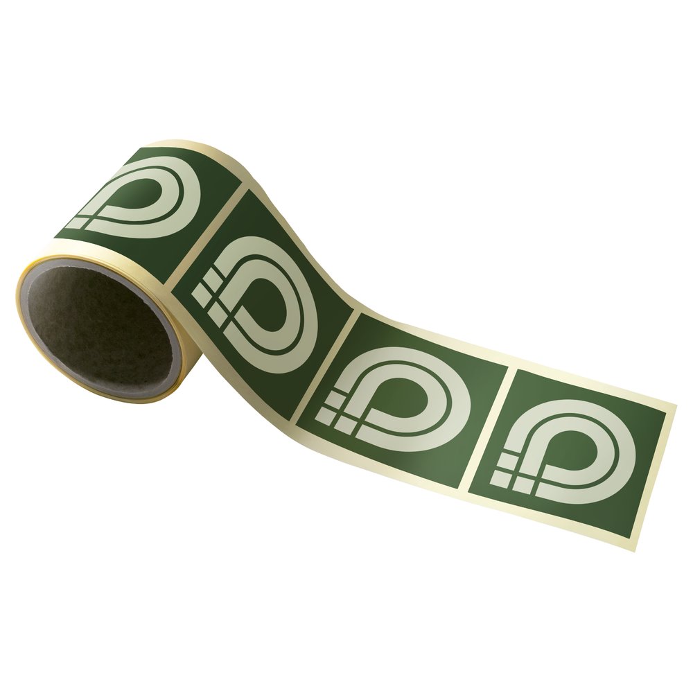 Square selfadhesive labels, free format, free size specification