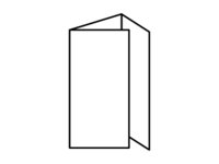 Paper leaflet with six pages and wrap fold.