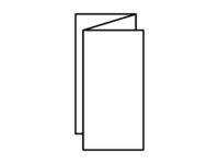 Paper leaflet, six pages with zigzag fold.