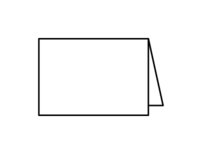 Folded voucher cards with one long-side perforation.