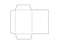 Paper folder with three flaps.