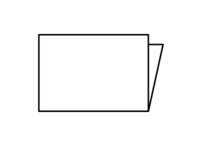 Stationery with one fold.
