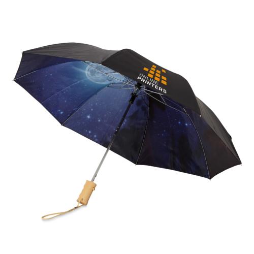 21" foldable auto umbrella Clear-night 1