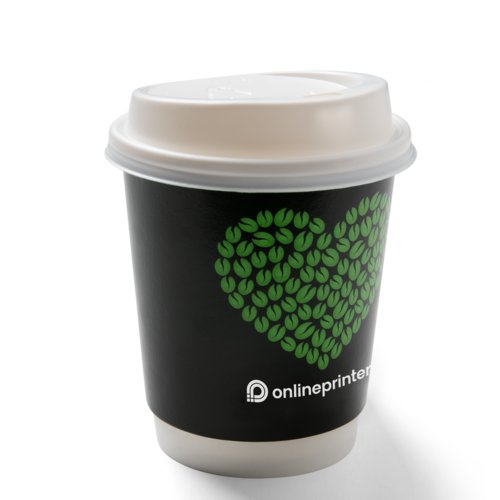 Cardboard drinking cup, 200 ml.