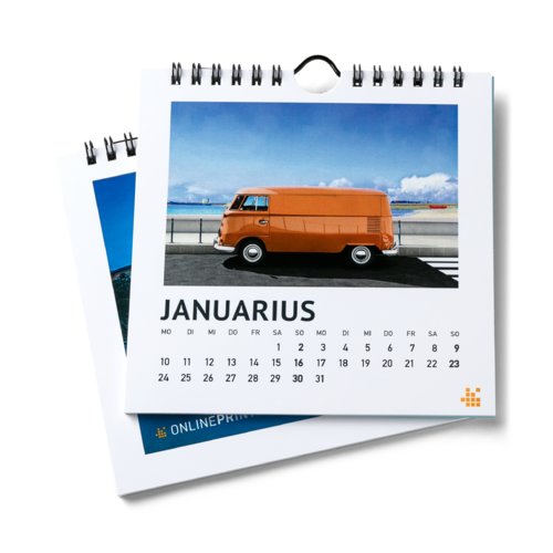 Wall calendars, 40 x 40 cm, wire-o binding, 4/4 colours 2