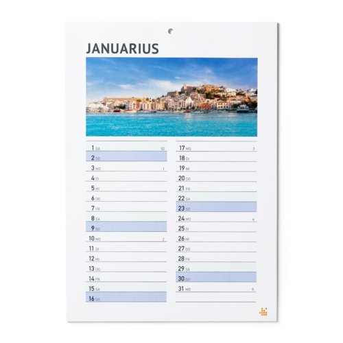 Wall Calendars adhesive binding, A5 3
