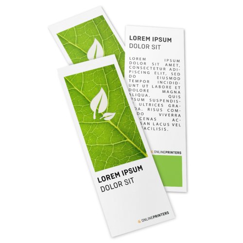 Flyers & Leaflets eco/natural paper, DL, printed on both sides 1