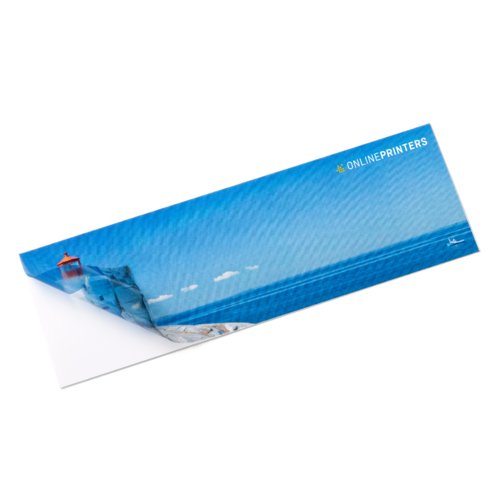 Clear static cling film sticker.