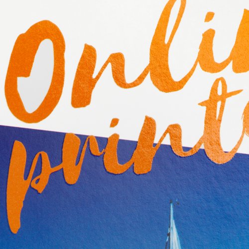 Flyers with spot finish, A5-Square, printed on both sides 2