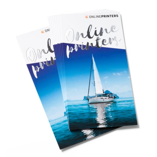 Flyers with spot finish, A5-Square, printed on both sides 3