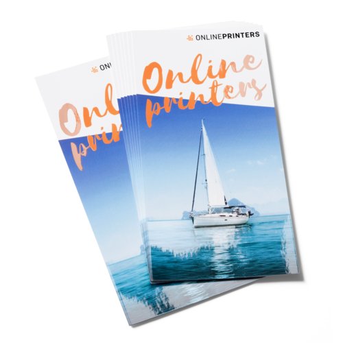 Flyers with spot finish, A5-Square, printed on both sides 1