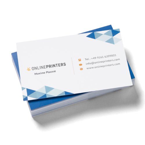 Business Cards, 5.5 x 5.5 cm, printed on both sides 2