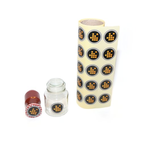 Self-adhesive labels, round, 6.0 cm diameter 2