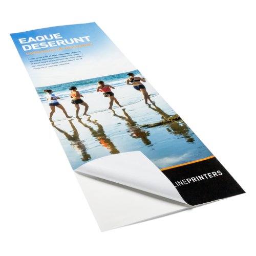 Self-adhesive film for indoor and outdoor use.