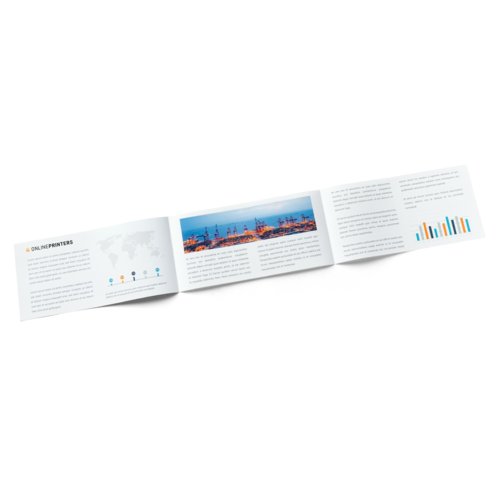 Folded Leaflets Landscape, DL 10,0 cm 3