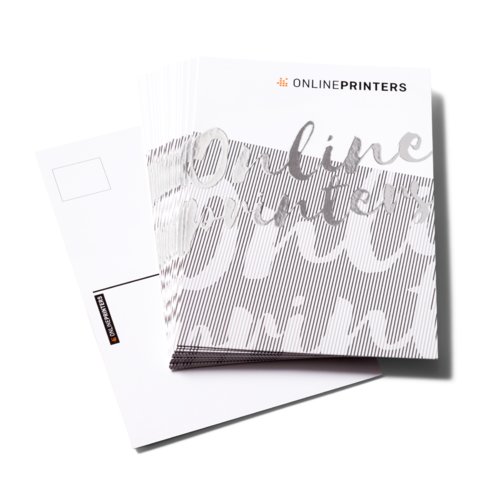 Postcards with spot finish, A6 5