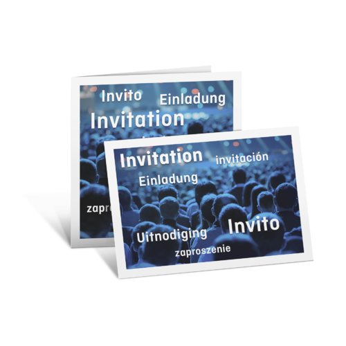 Invitation cards Landscape, 8.5 x 5.5 cm 1