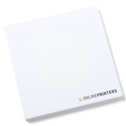 Square, glued sticky notes.