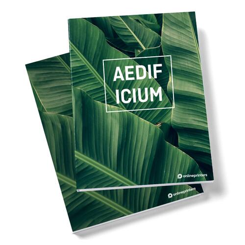 Paper notepad, vertically bound.