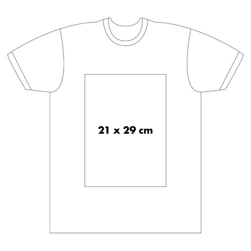 Soft cotton T-shirt with short sleeves and round neck.