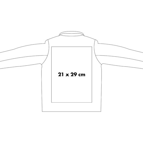 Lightweight windbreaker with hood and zipper.