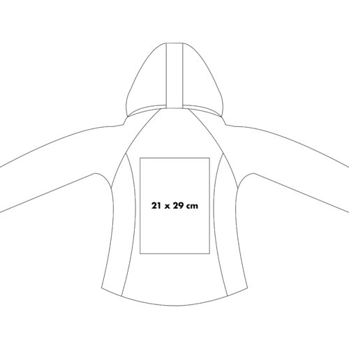 Softshell jacket with hood.