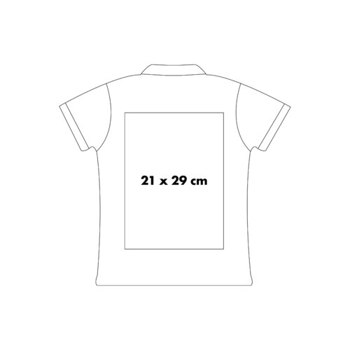 Cotton polo shirt with short button placket.