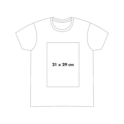 Cotton T-shirt with short sleeves and round neck.