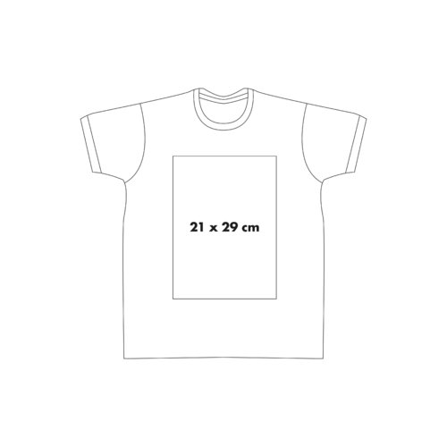 Cotton t-shirt with short sleeves and a round neckline.