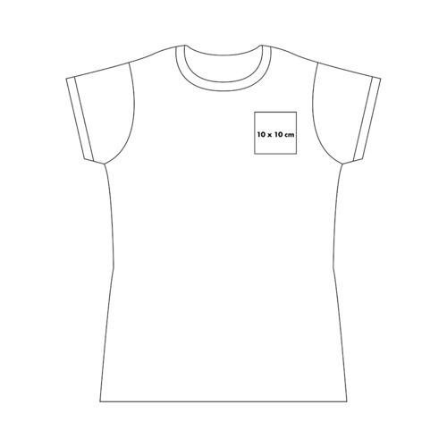 Cotton T-shirt with short sleeves and a round neckline.