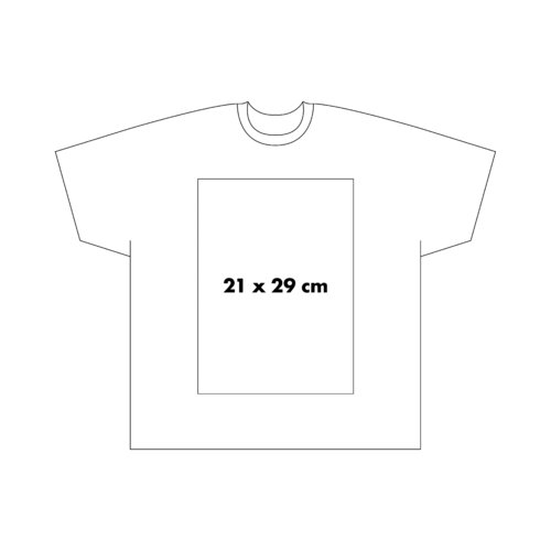 Cotton T-shirt with short sleeves and round neck.