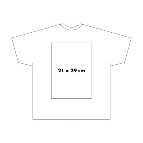 Cotton T-shirts with short sleeves and a round neckline.