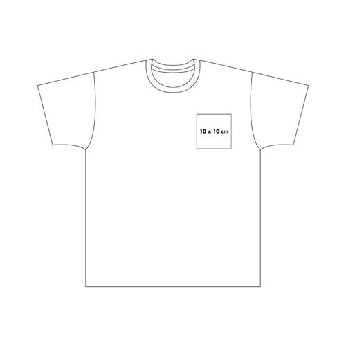 Cotton T-shirt with short sleeves and a round neckline.
