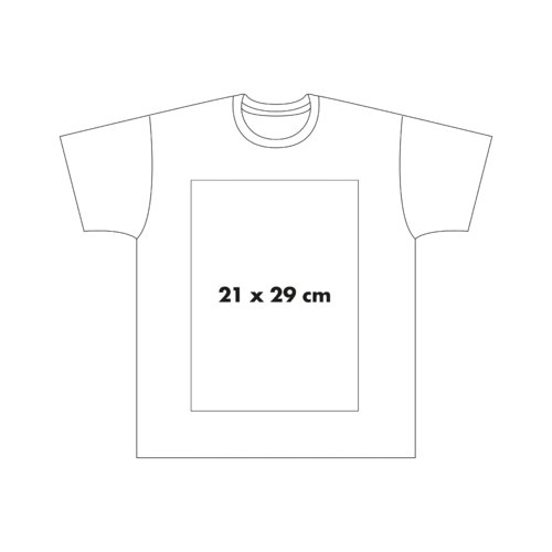 Cotton T-shirt with short sleeves and round neck.