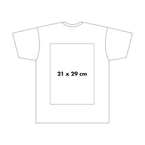 Cotton T-shirt with short sleeves and a round neck.