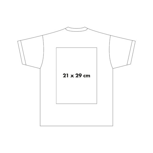 Cotton T-shirt with short sleeves and round neck.