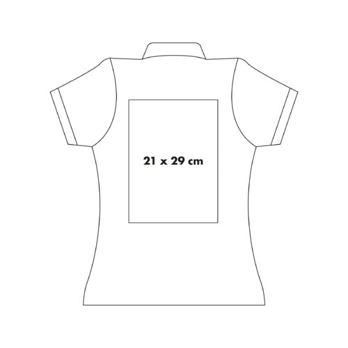 Cotton polo shirt with short sleeves and button placket.