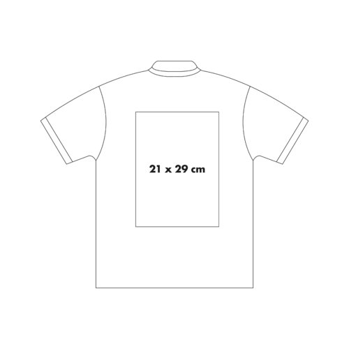 Cotton polo shirt with short button placket.