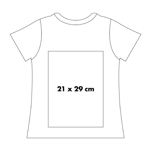 Cotton T-shirt with short sleeves and round neck.