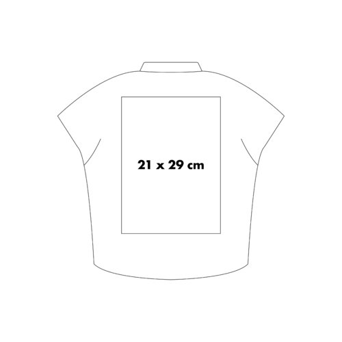 Short-sleeved fabric blouse with collar.