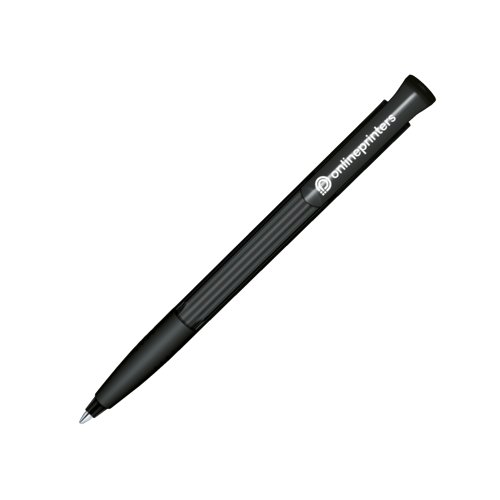 senator® Super Hit Clear Soft Grip press button pen 1