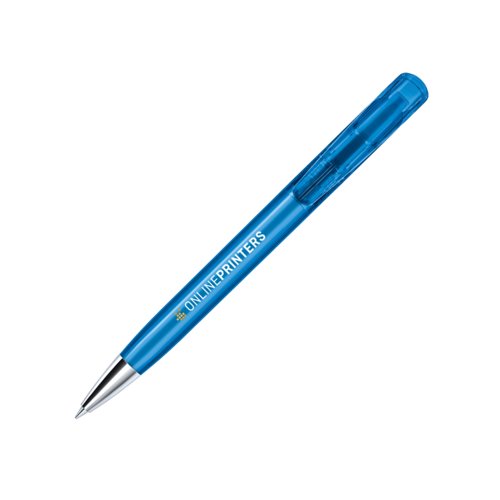 senator® Challenger Clear press button pen with metal tip 7