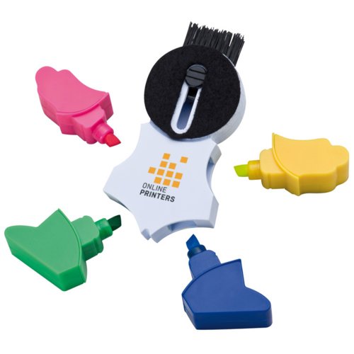 Osasco 5-in-1 text marker with keyboard brush 2