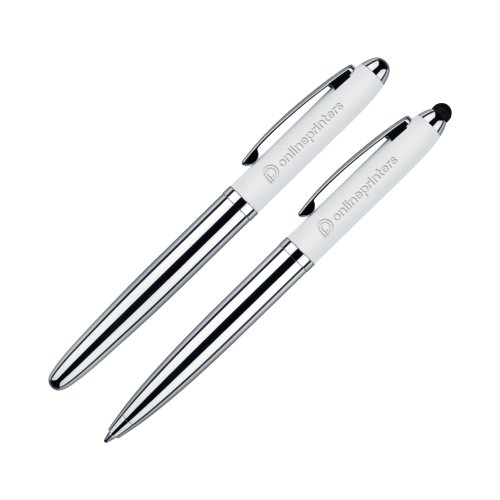 senator® Nautic Soft Touch set of ball pen and rollerball pen in a case 1