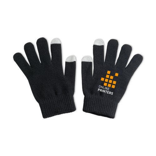 Cary gloves with 2 touch screen fingertips 1