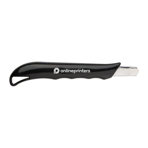 Black safety knife with blade.