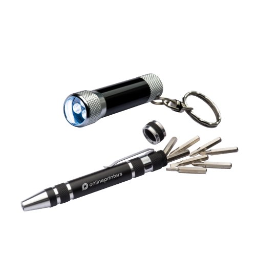 Canoas screwdriver & LED flashlight set 2