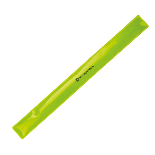 Yellow plastic snap bracelet to wrap around.