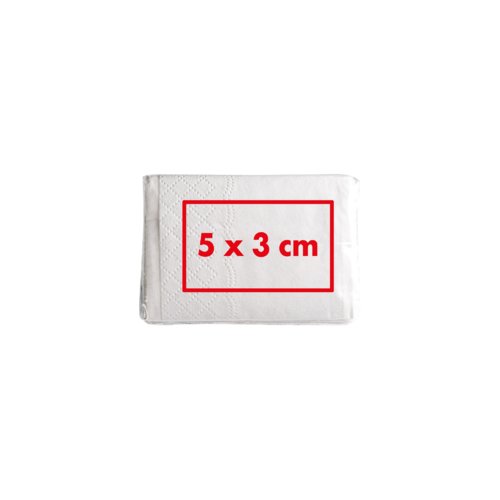 Soft, three-ply paper handkerchiefs in a pack.
